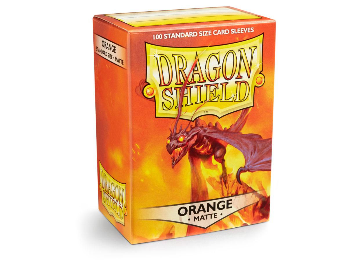 Dragon Shield Sleeves: Matte Orange (Box Of 100)